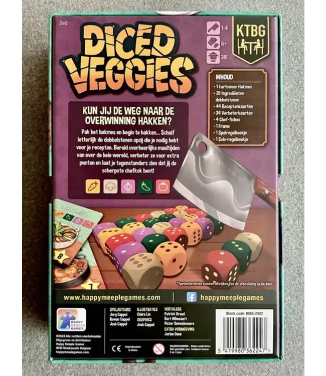 Diced Veggies (NL) - Dobbelspel