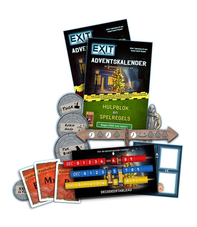 EXIT Adventskalender: De Verdwenen Hollywood-ster (NL) - Escape Room
