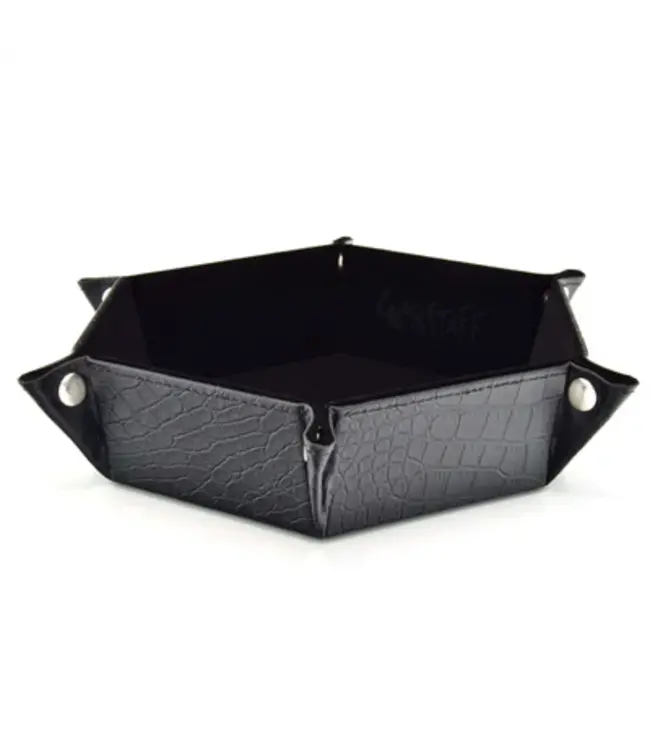 RPG - Glassstaff: Hexagonal Dice Tray  - Dragon Skin