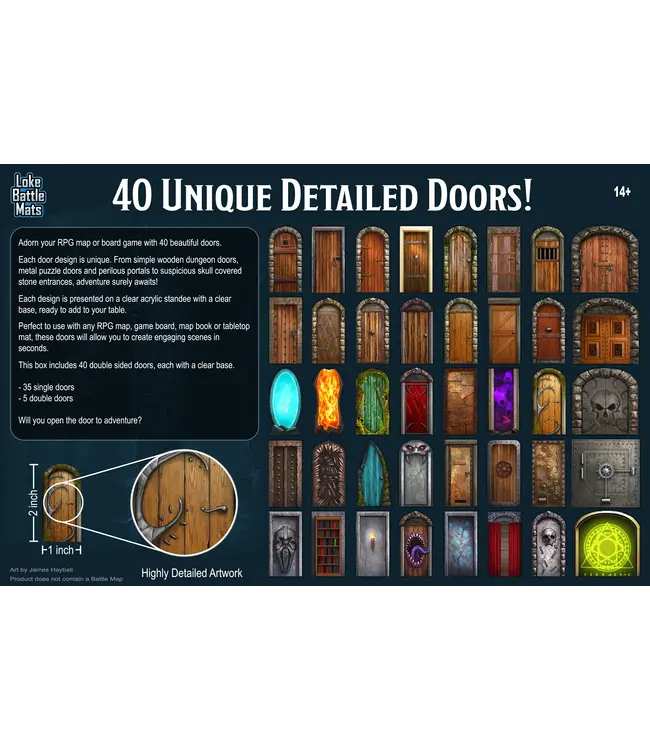 Loke BattleMats: Big Box of Dungeon Doors