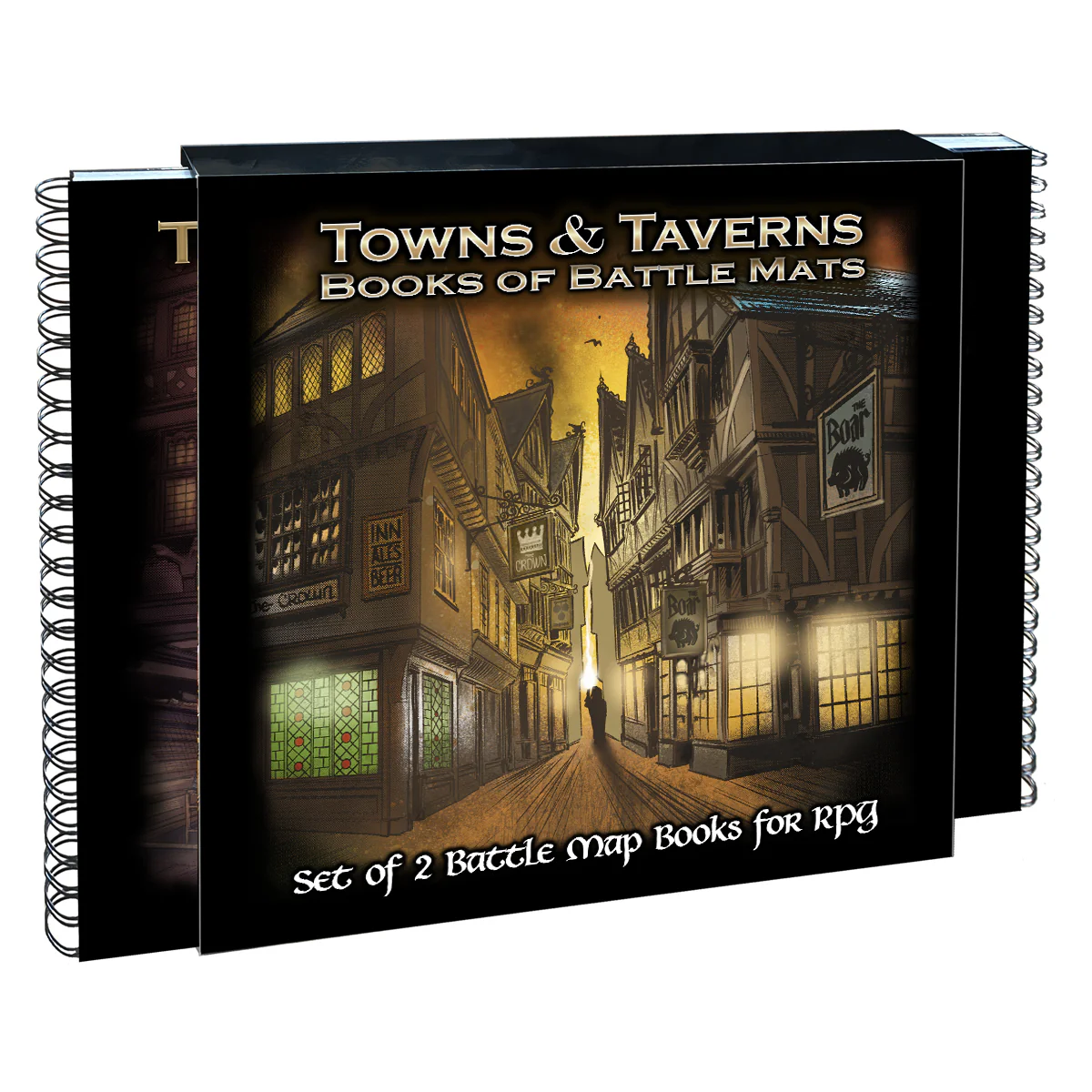 Loke Battle Mats Towns & Taverns Book of Battle Mats