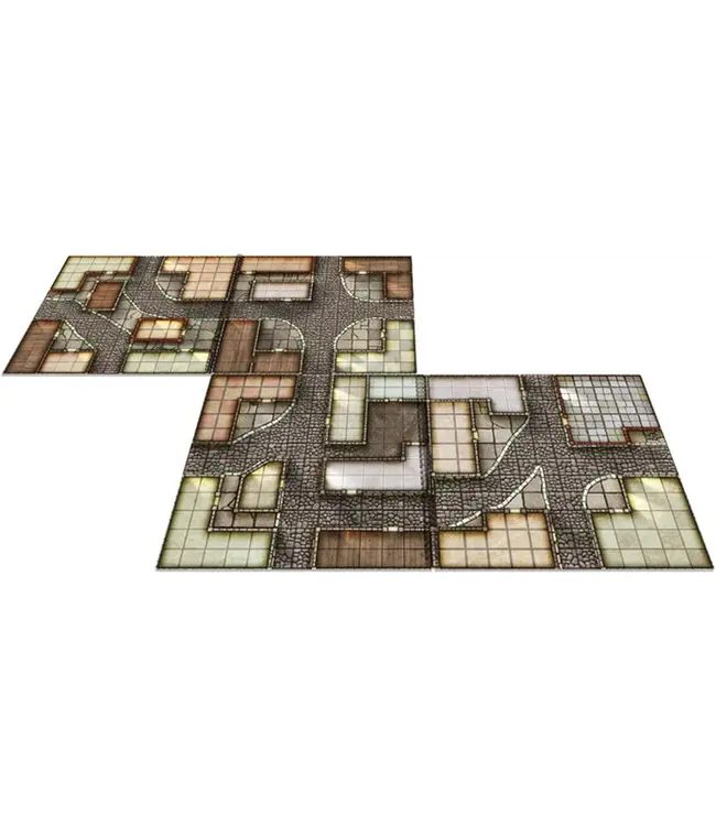 Loke BattleMats: Towns & Taverns Book of Battle Mats