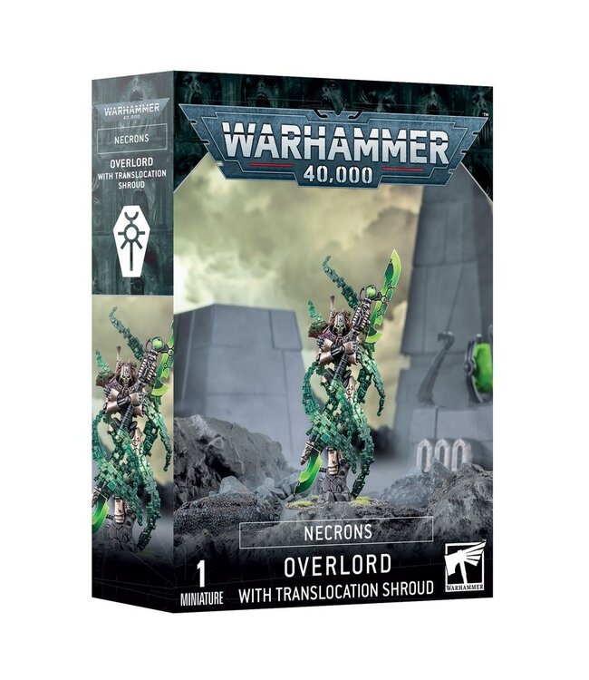 Warhammer 40,000 - Necrons: Overlord with Translocation Shroud