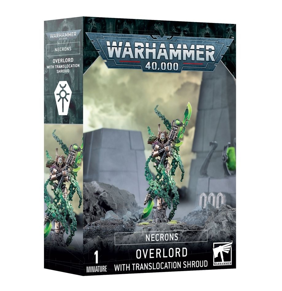 Citadel Miniatures Necrons: Overlord with Translocation Shroud