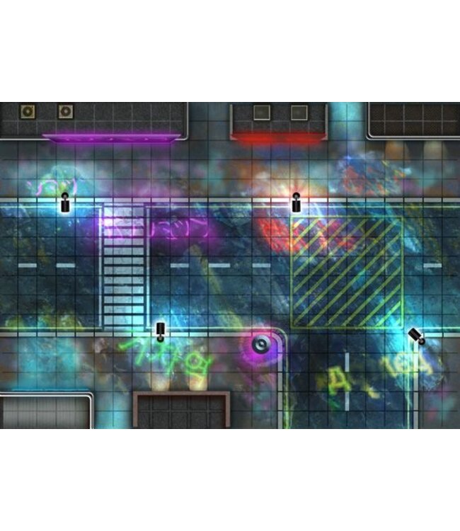 Loke BattleMats: Giant Book of Cyberpunk Battle Mats