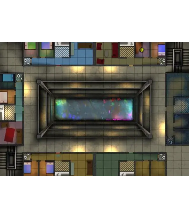 Loke BattleMats: Giant Book of Cyberpunk Battle Mats