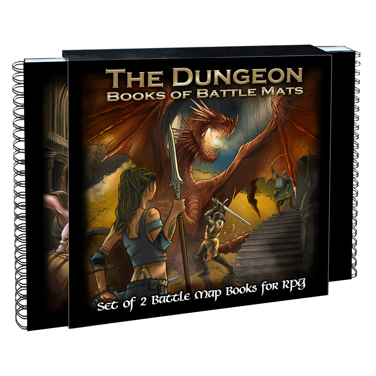 Loke Battle Mats The Dungeon Book of Battle Mats afbeelding