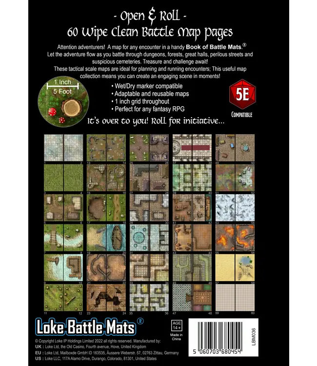 Loke BattleMats: Big Book of Battle Mats (Revised)