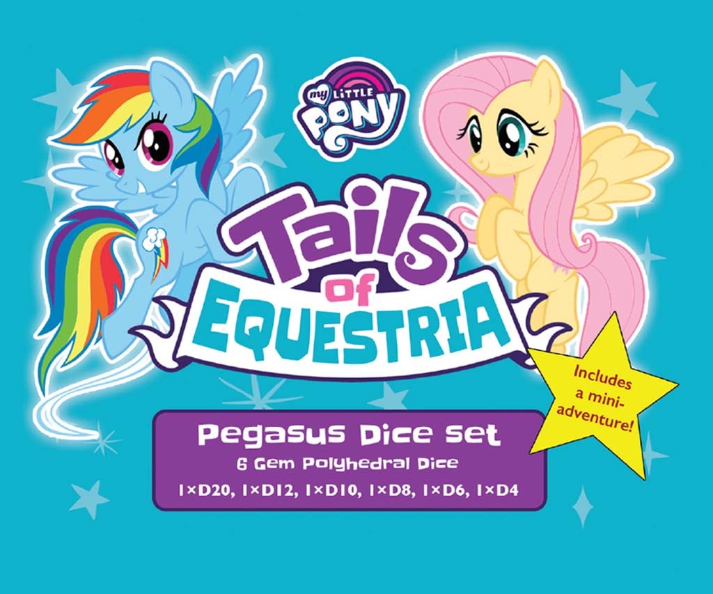 River Horse Tails of Equestria - Pegasus Dice Set afbeelding