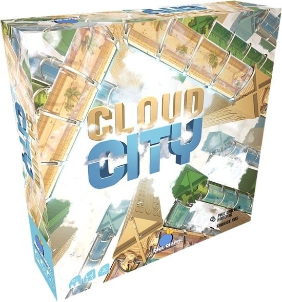 Blue Orange Cloud City afbeelding