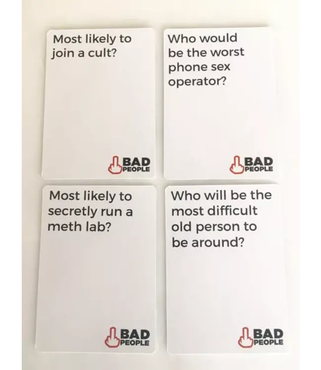 Bad People (ENG) - Kartenspiel