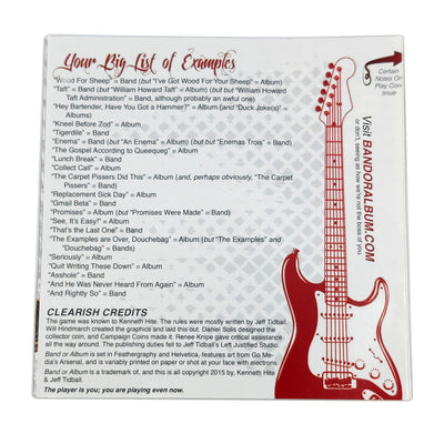 Left Justified Studio Band or Album (ENG)