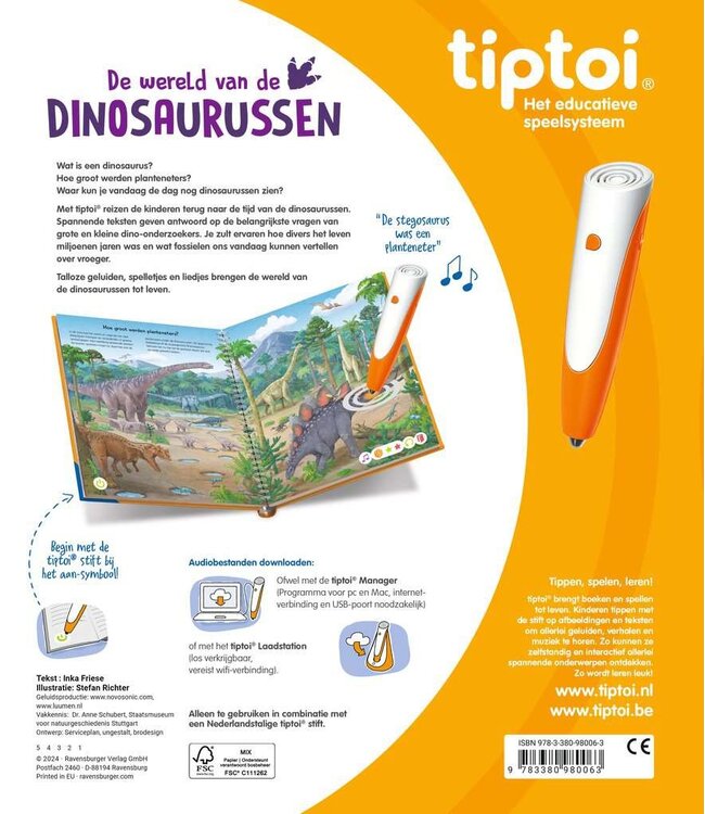 Tiptoi: De Wereld van de Dinosaurussen (NL)