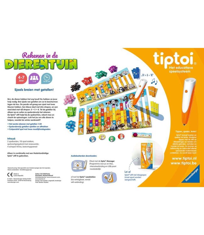 Tiptoi: Rekenen in de Dierentuin (NL)