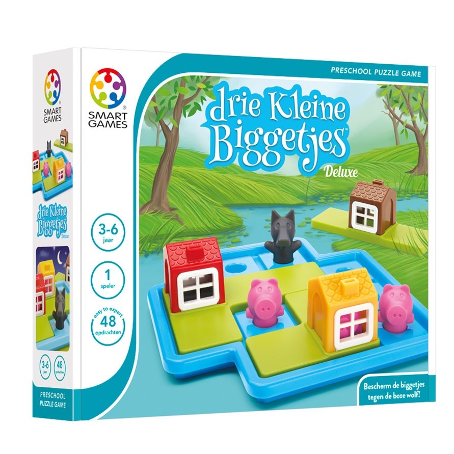 Smart Games Drie Kleine Biggetjes Deluxe (NL) afbeelding