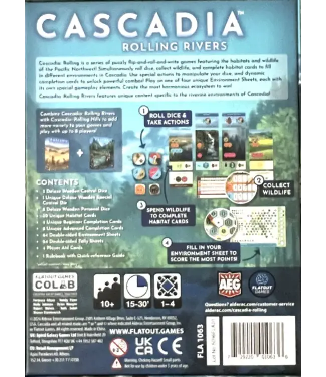 Cascadia: Rolling Rivers (ENG) - Board game