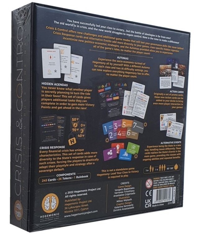 Hegemony: Crisis & Control (ENG) - Brettspiel