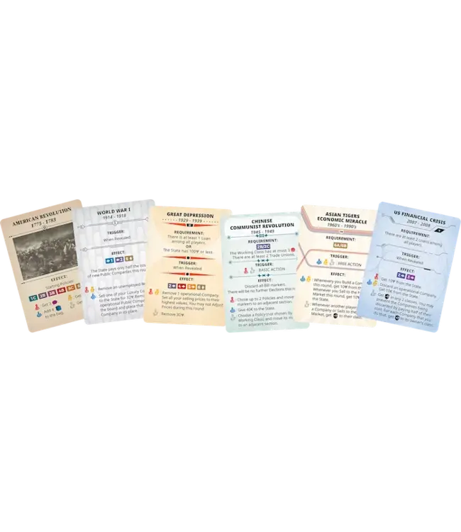 Hegemony: Historical Events (ENG) - Brettspiel