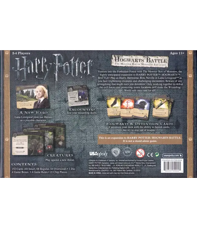 Harry Potter: Hogwarts Battle - The Monster Box of Monsters Expansion (ENG) - Card game
