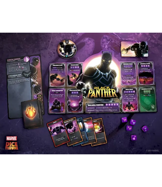 Marvel Dice Throne: Captain Marvel & Black Panther (ENG) - Board game