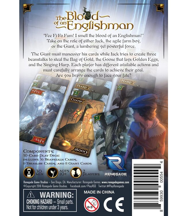 The Blood of an Englishman (ENG) - Card game