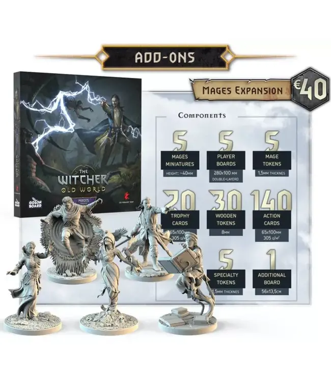 The Witcher: Old World - Mages (ENG) - Board game