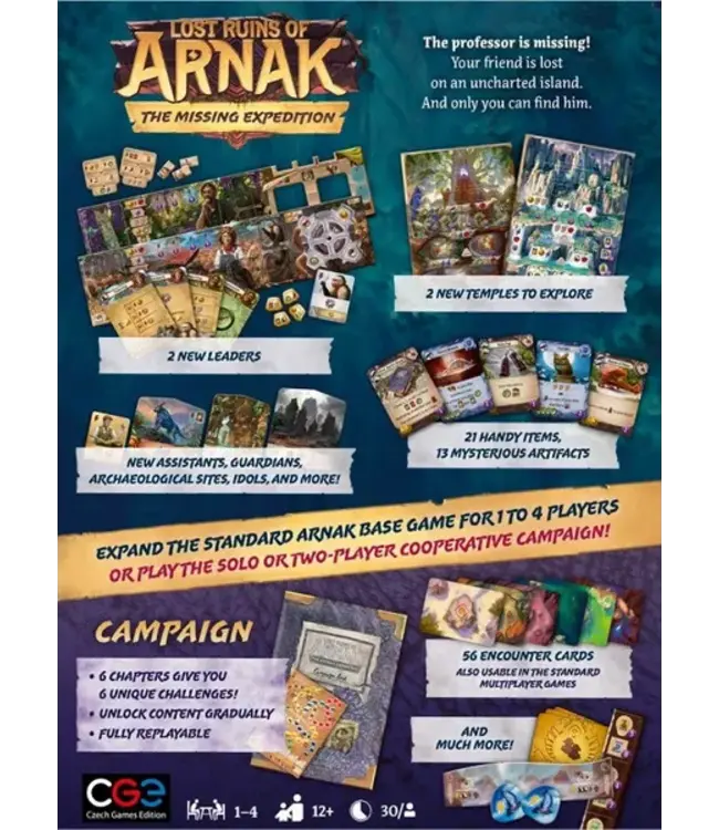 Lost Ruins of Arnak: The Missing Expedition (ENG) - Brettspiel