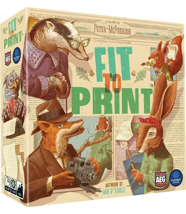 Fit to Print (NL) - Bordspel