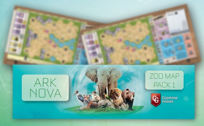White Goblin Games Ark Nova - Dierentuinplattegrond Set 1