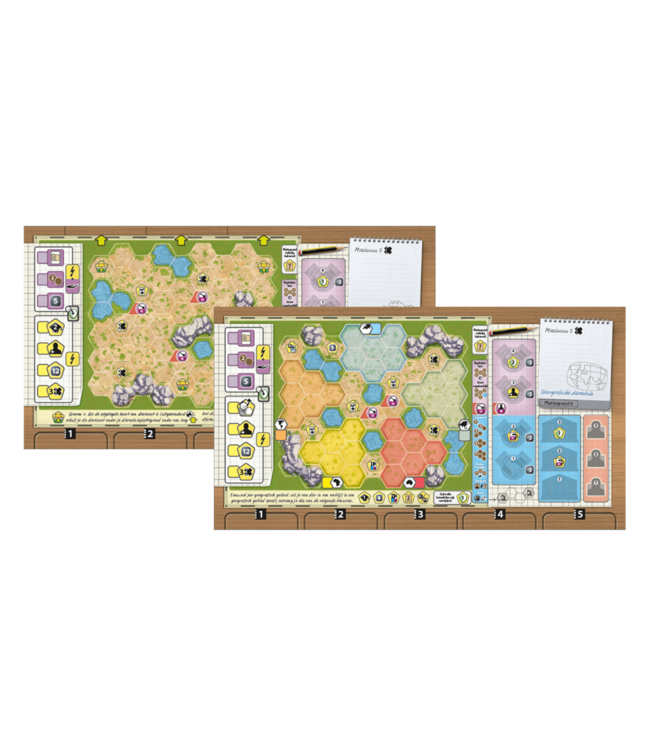 Ark Nova - Dierentuinplattegrond Set 1 - Accessoires