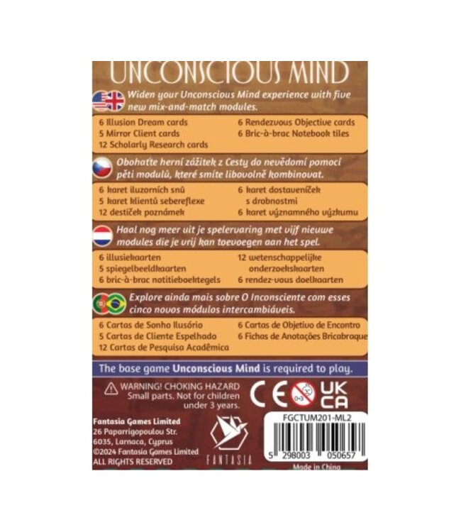 Unconcious Mind: Free Association Module Box - Bordspel