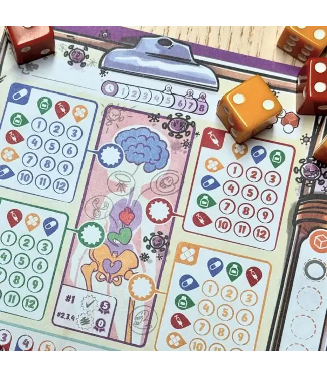 Virus!: Roll & Write (ENG) - Dice game