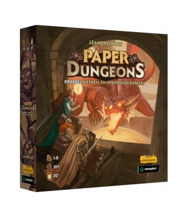 Paper Dungeons (NL) - Würfelspiel