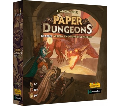 Geronimo Games Paper Dungeons (NL) afbeelding