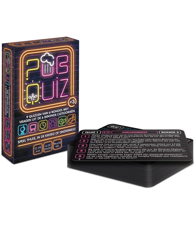 Pubquiz #3 (NL) - Card game