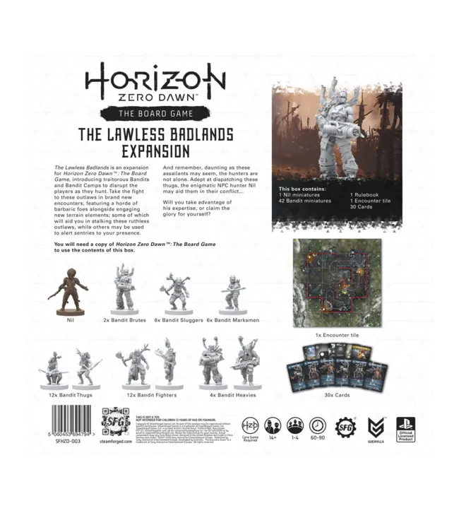 Horizon Zero Dawn: The Lawless Badlands Expansion (ENG) - Board game
