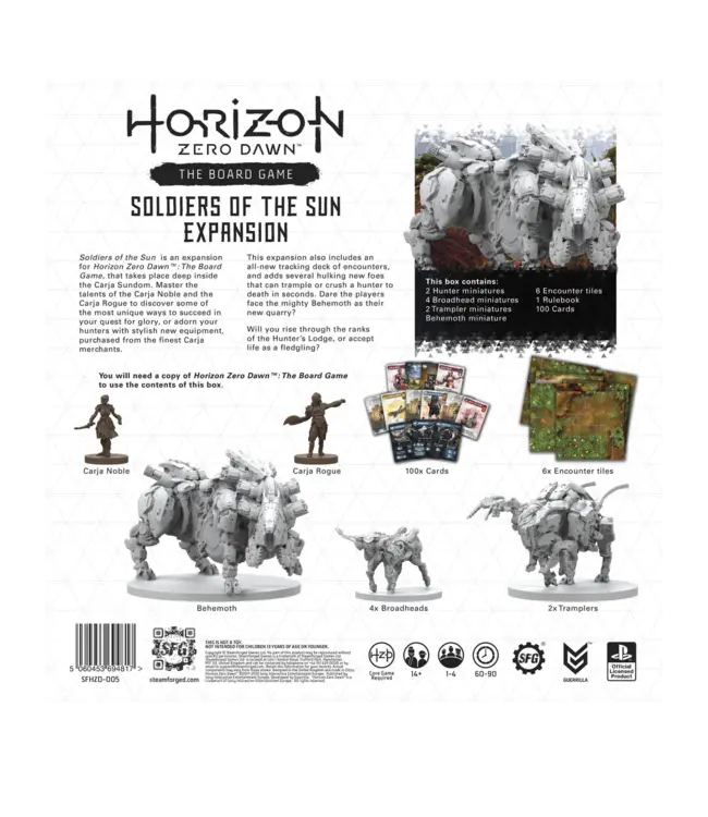 Horizon Zero Dawn: Soldiers of the Sun Expansion (ENG) - Board game