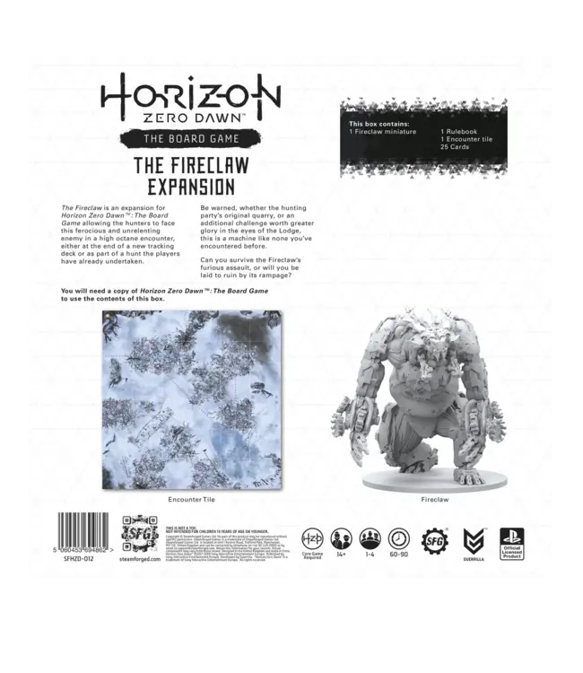 Horizon Zero Dawn: The Fireclaw Expansion (ENG) - Board game