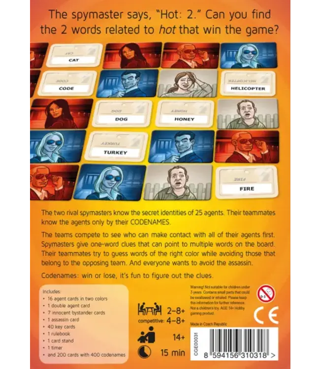 Codenames (ENG) - Kaartspel