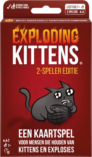 Exploding Kittens Exploding Kittens: 2-Speler Editie (NL)