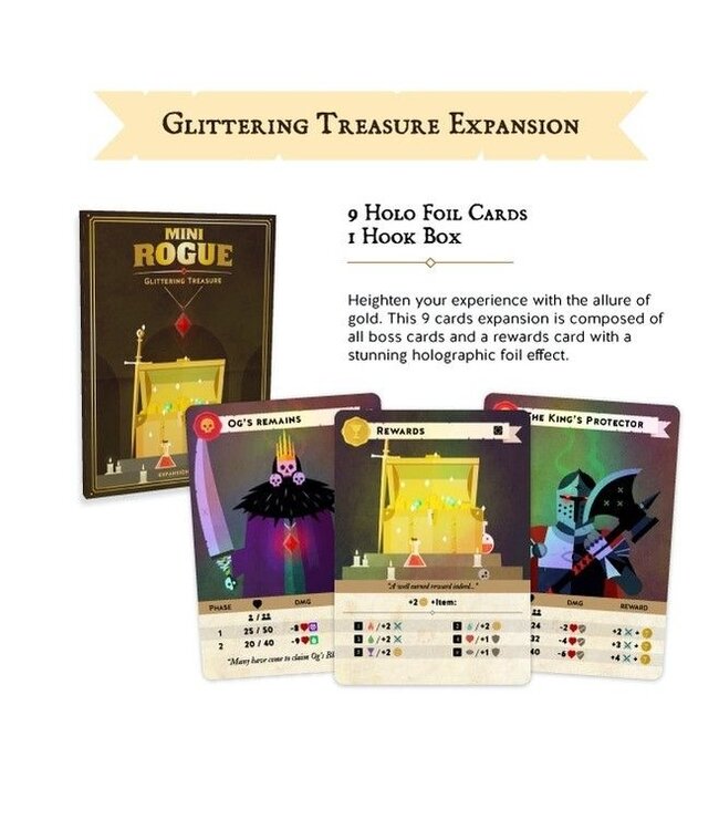 Mini Rogue: De Blinkende Schat (NL) - Card game