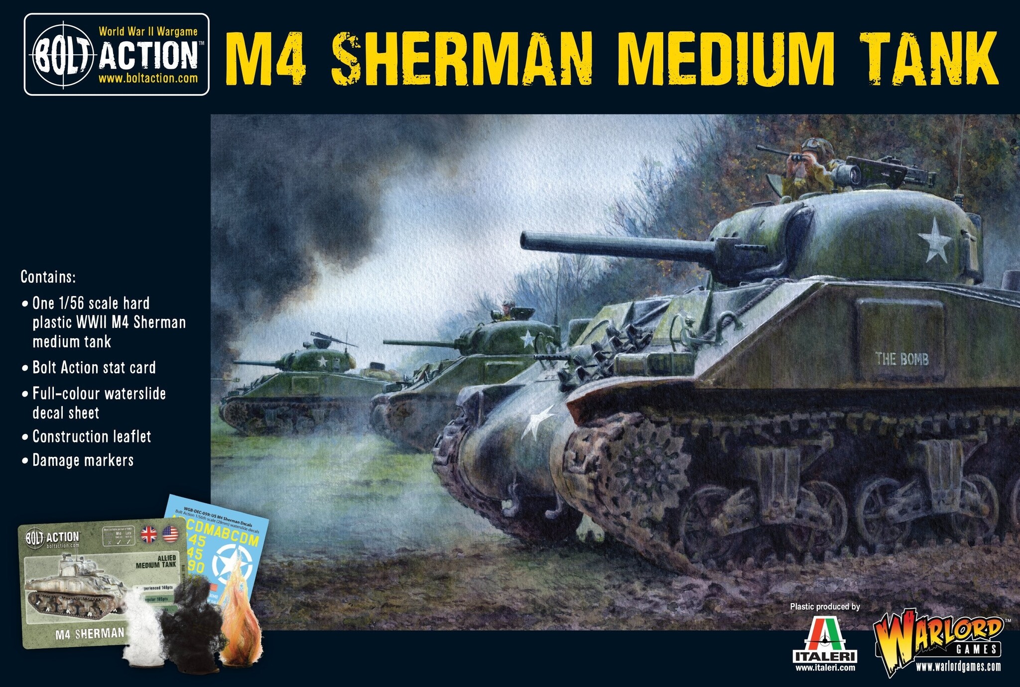 Warlord Games Bolt Action - M4 Sherman Medium Tank afbeelding