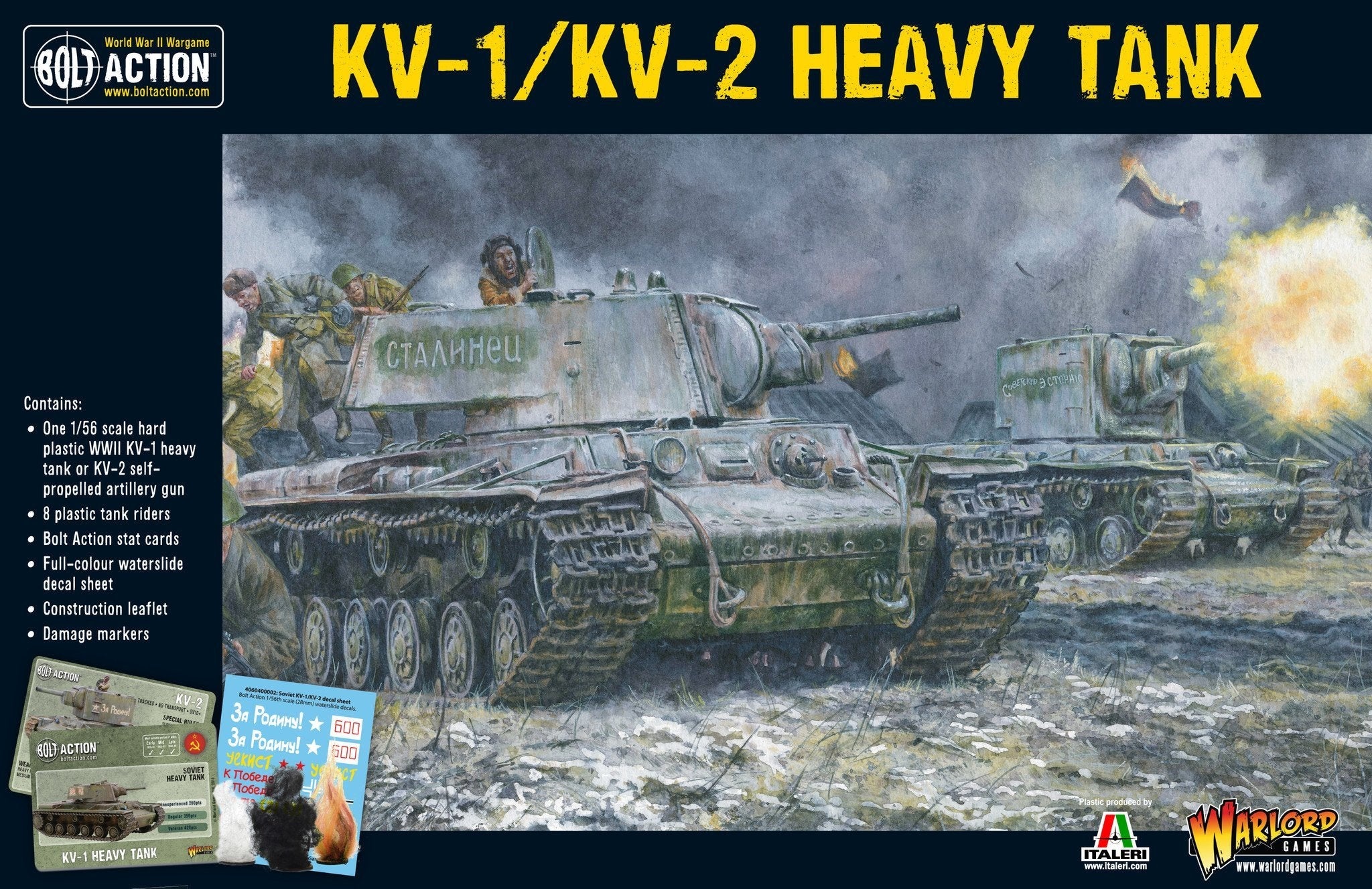 Warlord Games Bolt Action - KV-1/KV-2 Heavy Tank afbeelding