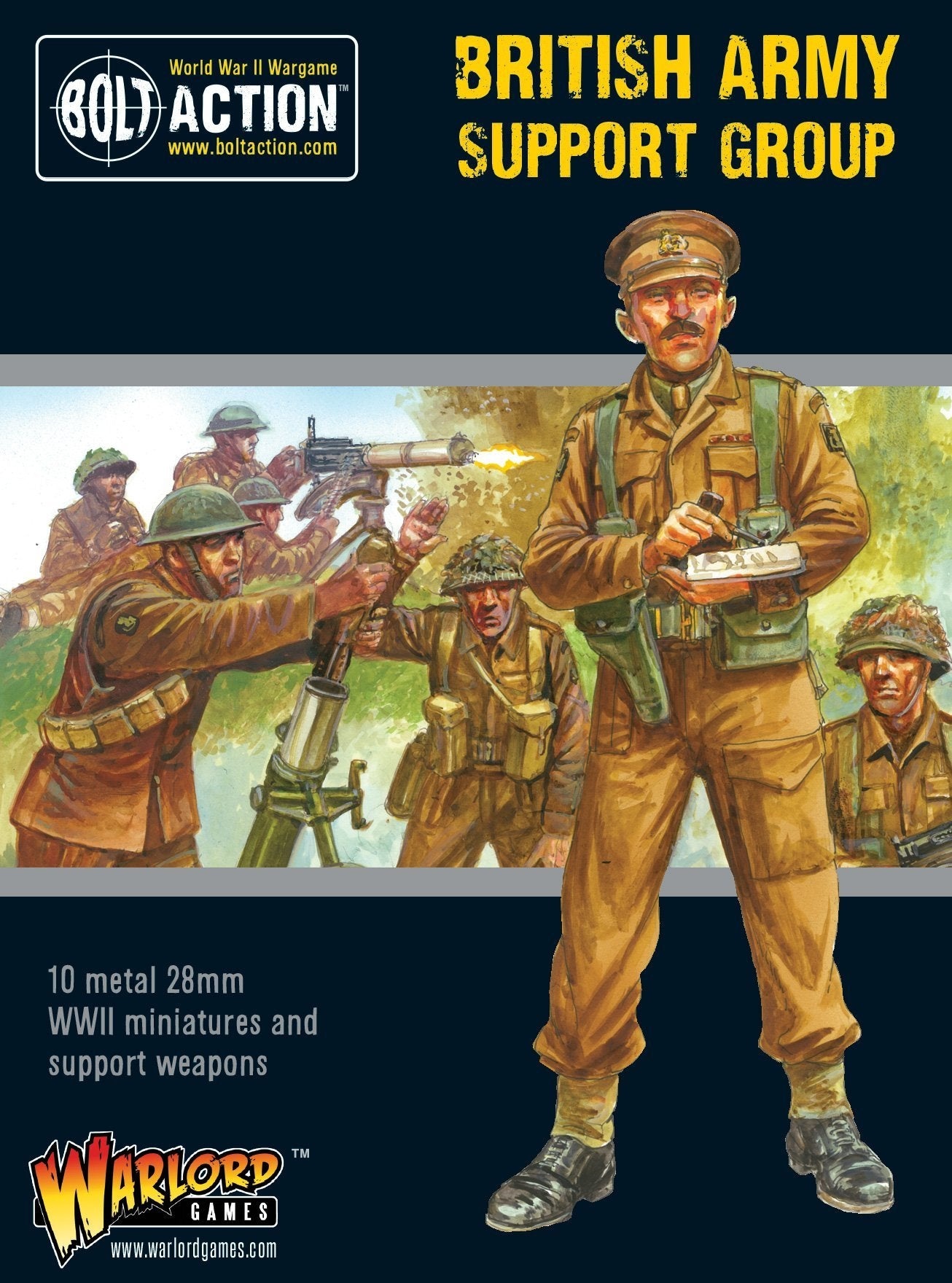Warlord Games Bolt Action - British Army Support Group afbeelding