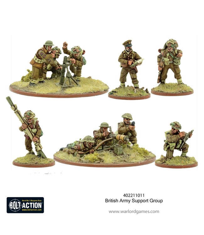 Warlord Games: Bolt Action - British Army Support Group