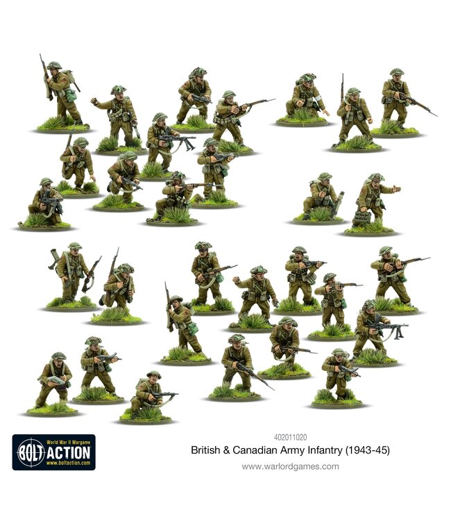 Warlord Games: Bolt Action - British & Canadian Army Infantry (1943-45)
