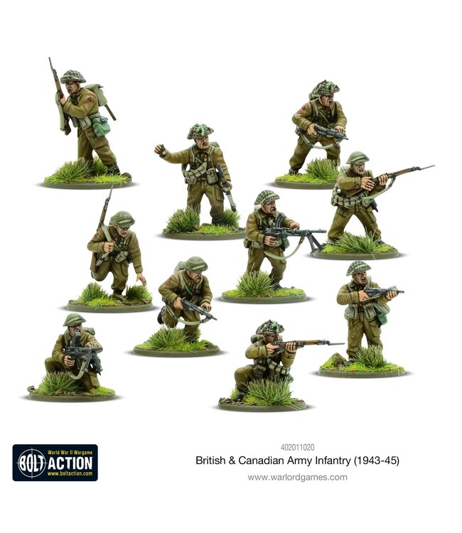Warlord Games: Bolt Action - British & Canadian Army Infantry (1943-45)