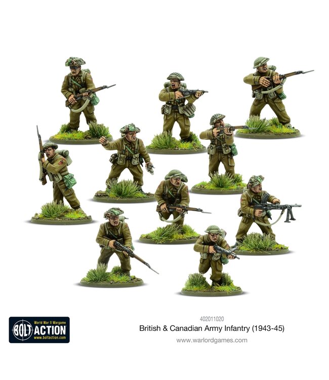 Warlord Games: Bolt Action - British & Canadian Army Infantry (1943-45)