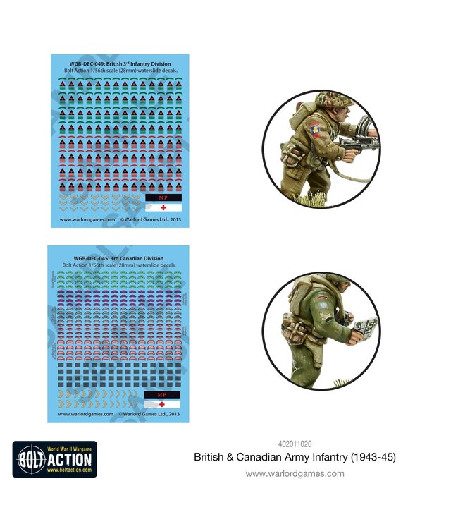 Warlord Games: Bolt Action - British & Canadian Army Infantry (1943-45)