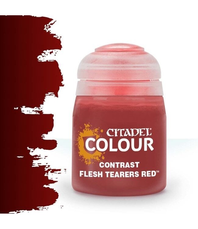 Citadel Colour Contrast: Flesh Tearers Red (18ml) - Miniature Paint